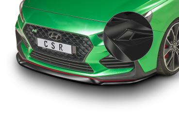 CSR Frontspoiler | Cup-Spoilerlippe mit ABE für Hyundai I30 (PD) N/N-Line CSL331-G Glossy schwarz Hochglanz (keine Lackierung erforderlich)