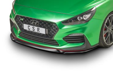 CSR Frontspoiler | Cup-Spoilerlippe mit ABE für Hyundai I30 (PD) N/N-Line CSL331-L schwarz matt (Lackierung erforderlich)