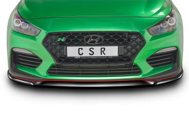 CSR Frontspoiler | Cup-Spoilerlippe mit ABE für Hyundai I30 (PD) N/N-Line CSL331-L schwarz matt (Lackierung erforderlich)
