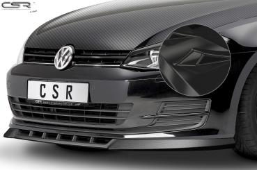 CSR Frontspoiler | Cup-Spoilerlippe mit ABE für VW Golf 7 CSL332-G Glossy schwarz glänzend (keine Lackierung erforderlich)