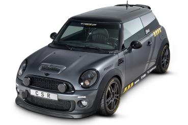 CSR Frontspoiler | Cup-Spoilerlippe mit ABE für Mini Rxx CSL334-C Carbon Look Hochglanz (keine Lackierung erforderlich)