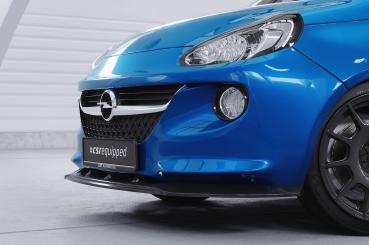CSR Frontspoiler | Cup-Spoilerlippe mit ABE für Opel Adam CSL335-G Glossy schwarz Hochglanz (keine Lackierung erforderlich)