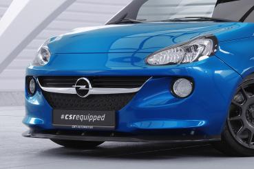 CSR Frontspoiler | Cup-Spoilerlippe mit ABE für Opel Adam CSL335-G Glossy schwarz Hochglanz (keine Lackierung erforderlich)