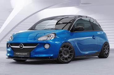 CSR Frontspoiler | Cup-Spoilerlippe mit ABE für Opel Adam CSL335-G Glossy schwarz Hochglanz (keine Lackierung erforderlich)