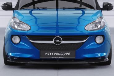 CSR Frontspoiler | Cup-Spoilerlippe mit ABE für Opel Adam CSL335-G Glossy schwarz Hochglanz (keine Lackierung erforderlich)
