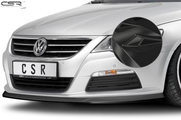 CSR Frontspoiler | Cup-Spoilerlippe mit ABE für VW Passat CC CSL341-G Glossy schwarz Hochglanz (keine Lackierung erforderlich)