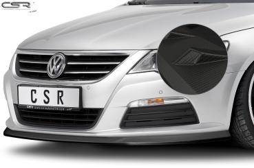 CSR Frontspoiler | Cup-Spoilerlippe mit ABE für VW Passat CC CSL341-M Carbon Look matt strukturiert (keine Lackierung erforderlich)