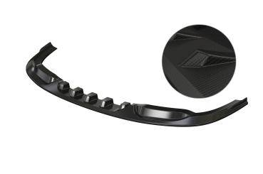 CSR Frontspoiler | Cup-Spoilerlippe mit ABE für VW Passat B6 R36 CSL343-M Carbon Look matt strukturiert (keine Lackierung erforderlich)