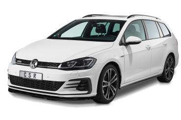 CSR Frontspoiler | Cup-Spoilerlippe mit ABE für VW Golf 7 GTI / GTD CSL345-G Glossy schwarz glänzend (keine Lackierung erforderlich)
