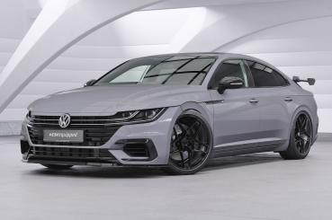 CSR Frontspoiler | Cup-Spoilerlippe mit ABE für VW Arteon R-Line CSL348-L schwarz matt (Lackierung erforderlich)