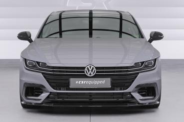 CSR Frontspoiler | Cup-Spoilerlippe mit ABE für VW Arteon R-Line CSL348-L schwarz matt (Lackierung erforderlich)
