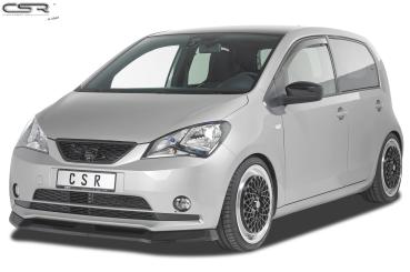 CSR Frontspoiler | Cup-Spoilerlippe mit ABE für Seat Mii CSL349-G Glossy schwarz glänzend (keine Lackierung erforderlich)
