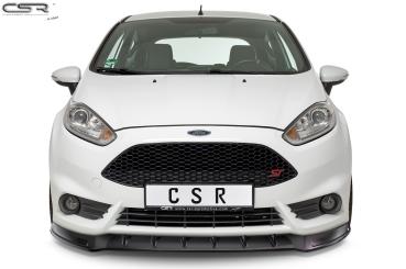 CSR Frontspoiler | Cup-Spoilerlippe mit ABE für Ford Fiesta MK7 ST CSL351-L schwarz matt (Lackierung erforderlich)