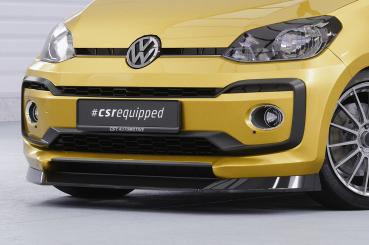 CSR Frontspoiler | Cup-Spoilerlippe mit ABE für VW up! CSL353-G Glossy schwarz glänzend (keine Lackierung erforderlich)