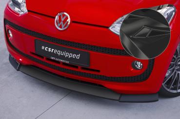 CSR Frontspoiler | Cup-Spoilerlippe mit ABE für VW up! CSL354-G Glossy schwarz glänzend (keine Lackierung erforderlich)