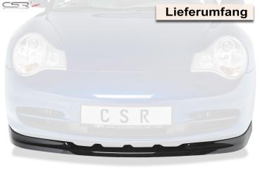 CSR Frontspoiler | Cup-Spoilerlippe mit ABE für Porsche 911/996 CSL355-G Glossy schwarz glänzend (keine Lackierung erforderlich)