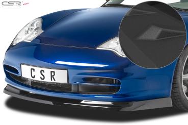 CSR Frontspoiler | Cup-Spoilerlippe mit ABE für Porsche 911/996 CSL355-S Strukturiert schwarz matt (keine Lackierung erforderlich)