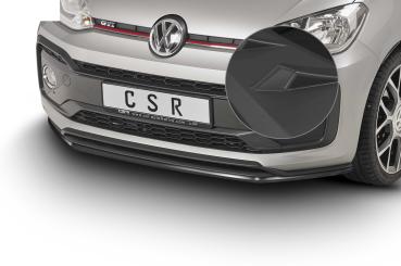 CSR Frontspoiler | Cup-Spoilerlippe mit ABE für VW up! GTI CSL357-L Lackierung erforderlich (schwarz matt)