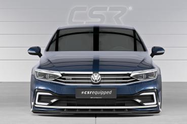 CSR Frontspoiler | Cup-Spoilerlippe mit ABE für VW Passat B8 Typ 3G CSL358-C Carbon Look Hochglanz (keine Lackierung erforderlich)