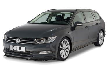 CSR Frontspoiler | Cup-Spoilerlippe mit ABE für VW Passat B8 Typ 3G CSL359-C Carbon Look Hochglanz (keine Lackierung erforderlich)