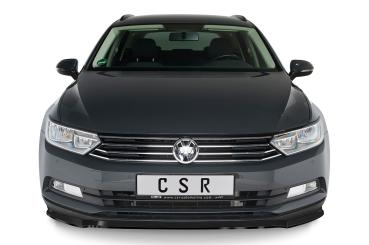 CSR Frontspoiler | Cup-Spoilerlippe mit ABE für VW Passat B8 Typ 3G CSL359-C Carbon Look Hochglanz (keine Lackierung erforderlich)