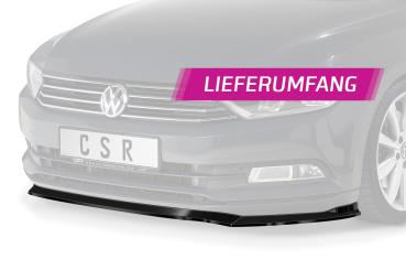 CSR Frontspoiler | Cup-Spoilerlippe mit ABE für VW Passat B8 Typ 3G CSL359-C Carbon Look Hochglanz (keine Lackierung erforderlich)
