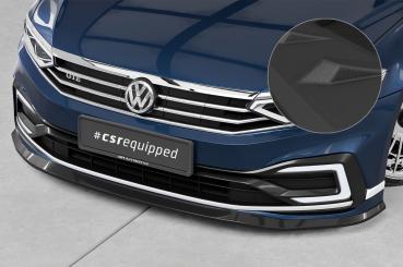 CSR Frontspoiler | Cup-Spoilerlippe mit ABE für VW Passat B8 Typ 3G CSL362-S schwarz matt strukturiert (keine Lackierung erforderlich)