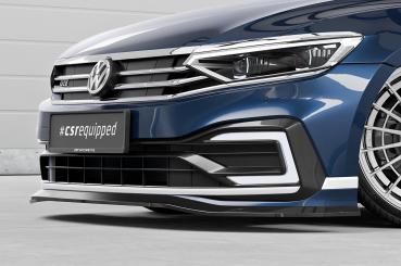 CSR Frontspoiler | Cup-Spoilerlippe mit ABE für VW Passat B8 Typ 3G CSL362-M Carbon Look matt strukturiert (keine Lackierung erforderlich)