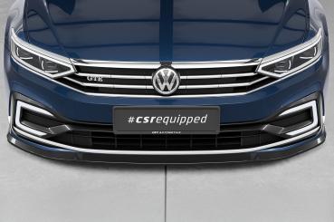 CSR Frontspoiler | Cup-Spoilerlippe mit ABE für VW Passat B8 Typ 3G CSL362-M Carbon Look matt strukturiert (keine Lackierung erforderlich)