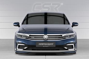 CSR Frontspoiler | Cup-Spoilerlippe mit ABE für VW Passat B8 Typ 3G CSL362-M Carbon Look matt strukturiert (keine Lackierung erforderlich)