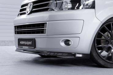 CSR Frontspoiler | Cup-Spoilerlippe mit ABE für VW T5 Bus CSL363-M Carbon Look matt strukturiert (keine Lackierung erforderlich)