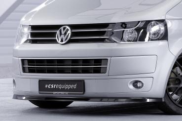 CSR Frontspoiler | Cup-Spoilerlippe mit ABE für VW T5 Bus CSL363-M Carbon Look matt strukturiert (keine Lackierung erforderlich)
