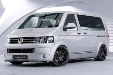 CSR Frontspoiler | Cup-Spoilerlippe mit ABE für VW T5 Bus CSL363-M Carbon Look matt strukturiert (keine Lackierung erforderlich)