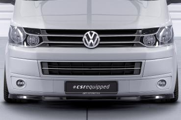 CSR Frontspoiler | Cup-Spoilerlippe mit ABE für VW T5 Bus CSL363-M Carbon Look matt strukturiert (keine Lackierung erforderlich)