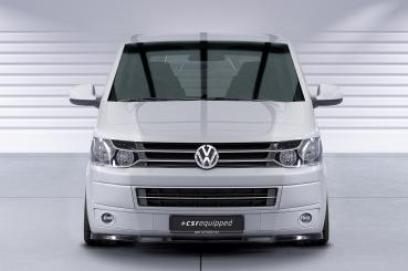 CSR Frontspoiler | Cup-Spoilerlippe mit ABE für VW T5 Bus CSL363-M Carbon Look matt strukturiert (keine Lackierung erforderlich)