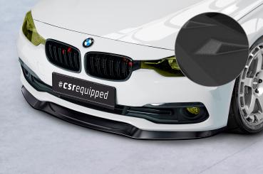 CSR Frontspoiler | Cup-Spoilerlippe mit ABE für BMW 3er F30/F31 CSL366-S schwarz matt strukturiert (keine Lackierung erforderlich)