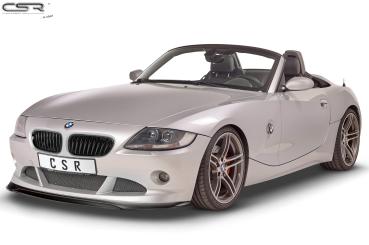 CSR Frontspoiler | Cup-Spoilerlippe mit ABE für BMW Z4 E85 CSL370-G Glossy schwarz Hochglanz (keine Lackierung erforderlich)