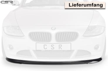 CSR Frontspoiler | Cup-Spoilerlippe mit ABE für BMW Z4 E85 CSL370-G Glossy schwarz Hochglanz (keine Lackierung erforderlich)