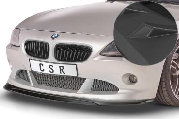 CSR Frontspoiler | Cup-Spoilerlippe mit ABE für BMW Z4 E85 CSL370-L schwarz matt (Lackierung erforderlich)
