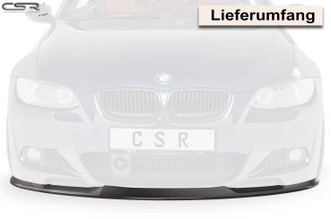CSR Frontspoiler | Cup-Spoilerlippe mit ABE für BMW 3er E92/E93 M-Paket CSL372-G Glossy schwarz glänzend (keine Lackierung erforderlich)