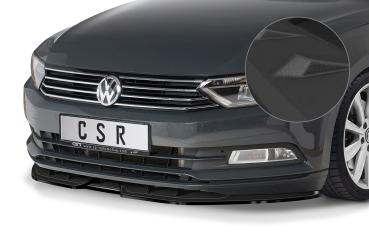 CSR Frontspoiler | Cup-Spoilerlippe mit ABE für VW Passat B8 Typ 3G CSL374-S schwarz matt strukturiert (keine Lackierung erforderlich)