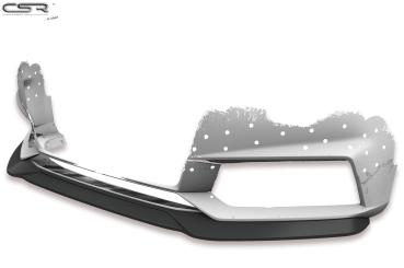 CSR Frontspoiler | Cup-Spoilerlippe mit ABE für Audi A4 B9 8W S-Line / S4 B9 8W CSL376-G Glossy schwarz glänzend (keine Lackierung erforderlich)