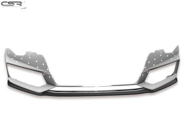 CSR Frontspoiler | Cup-Spoilerlippe mit ABE für Audi A4/S4 B9 8W CSL377-L Lackierung erforderlich (schwarz matt)