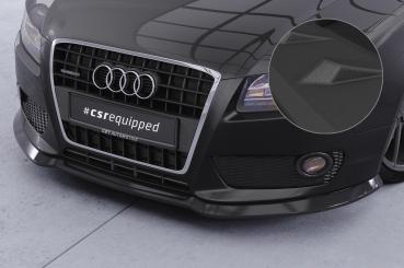 CSR Frontspoiler | Cup-Spoilerlippe mit ABE für Audi A5 8T CSL378-S schwarz matt strukturiert (keine Lackierung erforderlich)