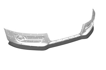 CSR Frontspoiler | Cup-Spoilerlippe mit ABE für Audi A5 8T CSL378-K Kupfer matt (keine Lackierung erforderlich)