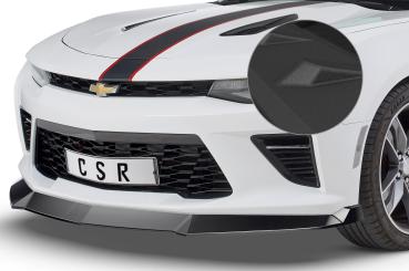 CSR Frontspoiler | Cup-Spoilerlippe mit ABE für Chevrolet Camaro 6 CSL379-S schwarz matt strukturiert (keine Lackierung erforderlich)