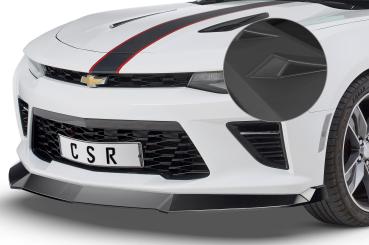 CSR Frontspoiler | Cup-Spoilerlippe mit ABE für Chevrolet Camaro 6 CSL379-L schwarz matt (Lackierung erforderlich)