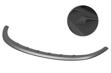 CSR Frontspoiler | Cup-Spoilerlippe mit ABE für VW Golf 5 R32 CSL381-L Lackierung erforderlich (schwarz matt)