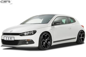 CSR Frontspoiler | Cup-Spoilerlippe mit ABE für VW Scirocco III CSL383-C Carbon Look glänzend (keine Lackierung erforderlich)