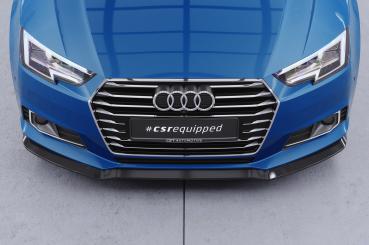 CSR Frontspoiler | Cup-Spoilerlippe mit ABE für Audi A4 B9 (Typ 8W) CSL388-L Lackierung erforderlich (schwarz matt)